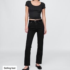 NWT GAP High Rise '90s Straight Jeans SIZE 25